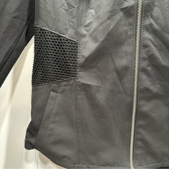 Chicos Zenergy Neema Mesh Jacket‎ Full Zip Black Womens Size1 US M - Picture 4 of 8